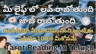 మీ లైఫ్ లో లవ్ రాబోతుంది జాబ్ రాబోతుంది