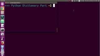 019 Python Dictionary | Part 2 | English