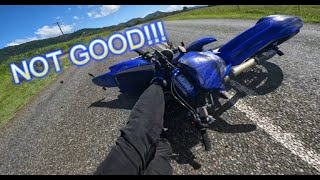 CRASHED MY NEW SUPERMOTO!!!