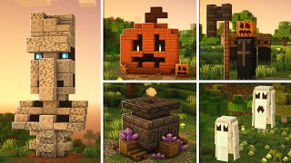 Minecraft | 10 Halloween Build Hacks & Build Ideas