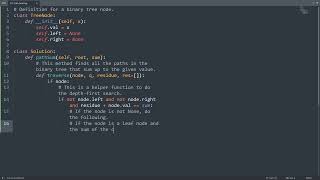 Leetcode 113. Path Sum II in Python | Python Leetcode | Python Coding Tutorial | Python Coding ASMR