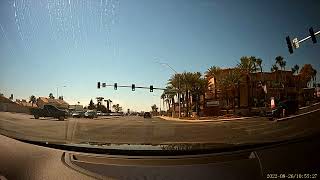 Black RAM runs red light Las Vegas 20220826