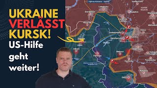 Zusammenbruch in Kursk, wieder Waffen aus USA! Ukraine Lagebericht (425) und Q&A