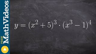 Taking the derivative of two binomials using product and chain rule