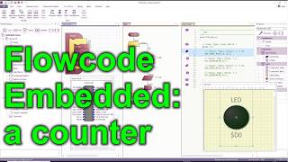 3 - Simple counter (E-blocks 3 &Flowcode V11)