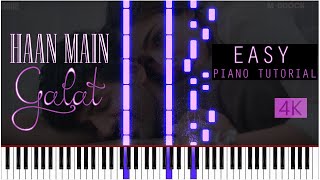 Haan Main Galat - Piano Tutorial (EASY) | Love Aaj Kal