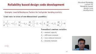 STRUCTURAL RELIABILITY Lecture 33 module 04: Partial Safety Factors optimized for design equation