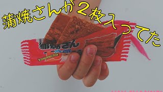 ☆ラッキー！　１枚10円、蒲焼さん太郎の中に２枚入ってた！！