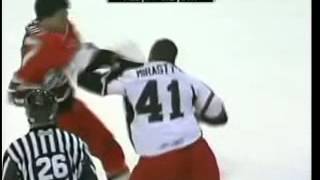 Hockeyfighters.cz  Jon Mirasty vs Joel Rechlicz.wmv