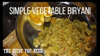 வெரி சிம்பிள் வெஜிடபிள் பிரியாணி - Very Simple Vegetable Biryani | Easy to make on lazy times