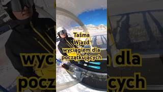 Wjazd taśmą dla początkujących | #narty #skiing #skiinstructor #ski #beeactive #headski  #ziener