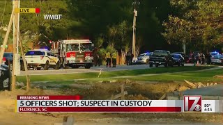5 law enforcement officers shot in South Carolina; suspect in custody
