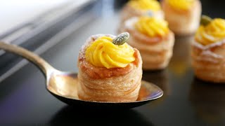 ひとくち南瓜クリームチーズパイ♡ |  Kabocha squash Cream cheese Mini pie