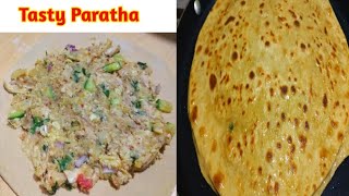 Chicken Vegetables potato paratha l tasty Paratha by Fozi cooking vlogs#short