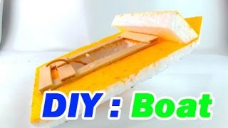How to Make a Boat from Styrofoam