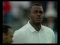 ENGLAND v WEST INDIES 1st TEST MATCH DAY 4 HEADINGLEY JUNE 11 1995 COURTNEY WALSH GRAHAM THORPE