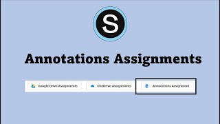 Schoology Annotations Assignments