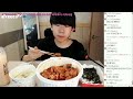 중3bj파투의 엽기..닭볶음탕 먹방.. eating show