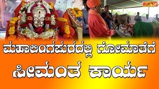 ಮಹಾಲಿಂಗಪುರದಲ್ಲಿ ಗೋಮಾತೆಗೆ ಸೀಮಂತ ಕಾರ್ಯ:MLGPR GOVU SIMANTA