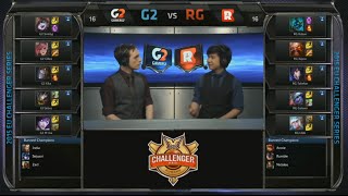 EU CS RG vs G2 Game 1 Highlights (EU CS Spring Playoffs 3rd Place 2015)