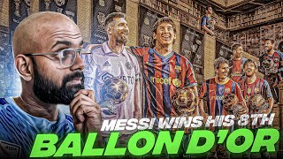 Lionel Messi wins 8th Ballon d'OR | Ballon d'OR 2023 | A New Era begins