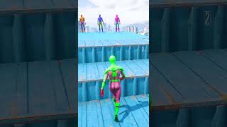 GTA 5 Epic Water Ragdolls | Spider-Man Jumps / Fails ep.1154 #shorts