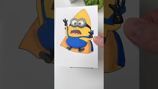 Mega Minion Gus Drawing with AR Drawing app #shorts