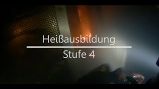 Heißausbildung der Stufe 4 (im Brandcontainer)