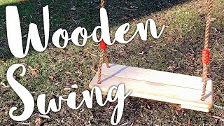 Classic Outdoor Wooden Swing by Fun Tree Swing Review