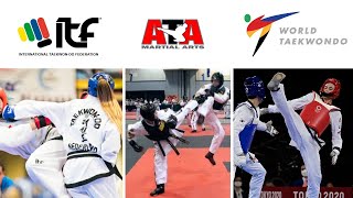 Different Taekwon-do Organisations + Styles Explained / ITF - WT - ATA comparison