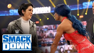 Bayley backs away from contract signing with Sasha Banks: SmackDown, Oct. 16, 20