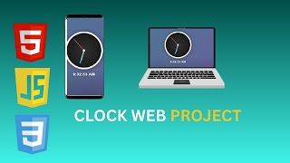 Responsive Digital Clock using HTML, CSS & JavaScript | Clock App Project