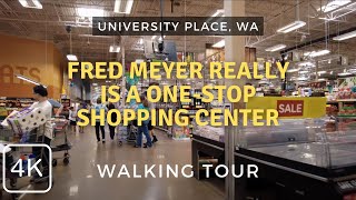 Inside This Huge Fred Meyer at University Place, WA | 4K Walking Tour, 2024