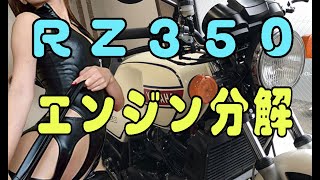 RZ350エンジン分解事件発生♪