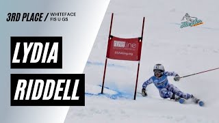 Lydia Riddell FIS U GS Whiteface 2/23/23