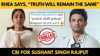 Rhea Chakraborty's FIRST REACTION After CBI For Sushant Singh Rajput Verdict By SC