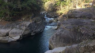 【 誰もいない奥津渓谷を歩く 】岡山県苫田郡鏡野町奥津川西