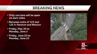 MassDOT warns of Mass. Pike weekend closures for bridge work
