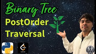 LeetCode 145 | Binary Tree Postorder Traversal | Python Solution Explained | AlgoYogi