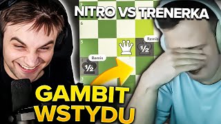 Bartek ogląda NAJLEPSZE MOMENTY NITRA z TRENERKĄ (Gambit Wstydu)