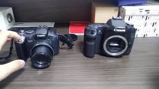 Canon PowerShot S5IS VS Canon EOS 50D Shutter test