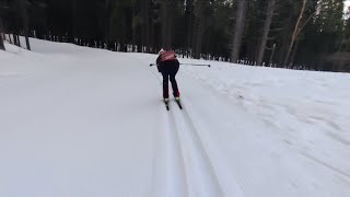 Катаемся по лыжной трассе Курган в Петрозаводске