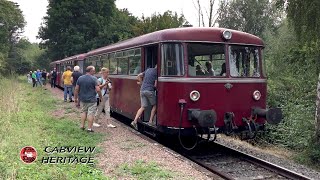 🇩🇪 Cab Ride 1956: I fell in love with the Schienenbus VT98: Vetschau - Simpelveld ZLSM 5/9/2018