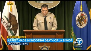 Sheriff Luna to announce arrest of murder suspect of LA Bishop David O' Connell