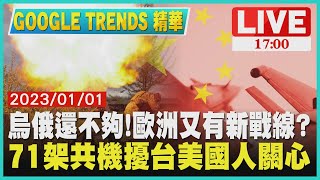 【1700 GOOGLE TRENDS 精華】烏俄還不夠!歐洲又有新戰線?　71架共機擾台美國人關心