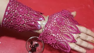 Lace mehndi trick 2022 / easy instant henna hack / fast mehndi / #easymehndi #shortmehndi #laceart