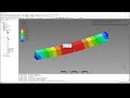 Try FEAnalyst's Tutorial 1 Basics, bending of a beam (PrePoMax Finite Element Analysis) / 有限要素法