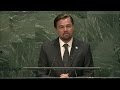 Leonardo DiCaprio (UN Messenger of Peace) at International Day of Peace 2016 - Student Observance