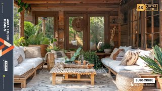 Journey to Paradise: Rustic Outdoor Living \u0026 Tropical Garden Dreams!