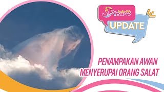 Heboh Video Penampakan Awan Menyerupai Orang Salat di Sumatera